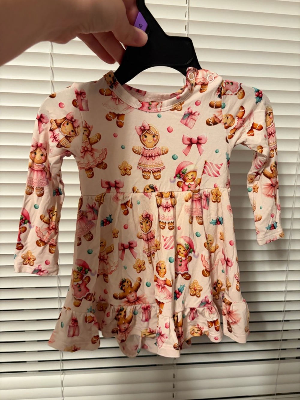 Posh Peanut gingerposh twirl bodysuit dress 3-6months